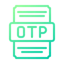 Free OTP Datei Dokument Symbol