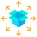 Free Product New Product Open Box Icon