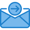 Free Out Paper Outbox Outgoing Email Icon