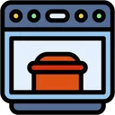 Free Oven Kitchen Food And Restaurant Icon