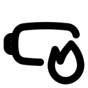 Free Overheating Battery Energy Icon