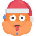 Free Santa Christmas Emoji Icon