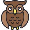Free Owl Bird Scary Icon