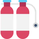 Free Diver Cylinders Diving Cylinders Oxygen Tanks Icon