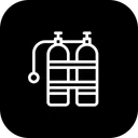 Free Oxygen Tanks Cylinder Icon