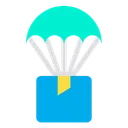 Free Parachutes Box Parcel Icon