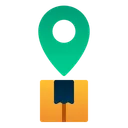 Free Location Package Delivery Icon