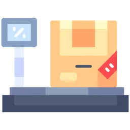 Free Package Weight  Icon