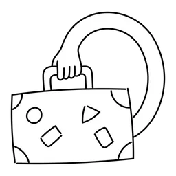 Free Packed Suitcase  Icon