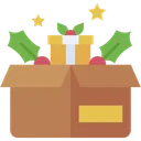 Free Pacote Caixa Caixa De Natal Ícone