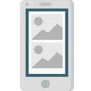 Free Page Mobile Photo Icon