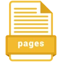 Free Pages Format File Icon
