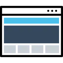 Free Pagina Web Ventana Cuadricula Icono