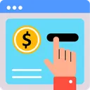 Free Activo Pago Por Clic Icon