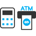 Free Paiement au guichet automatique  Icône