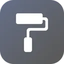 Free Paint Roll Brush Icon