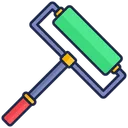 Free Paint Roller Paint Rollers Repair Icon