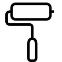 Free Painting Roll Streamline Icon