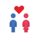 Free Pair Partners Relationship Icon