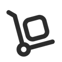 Free Paketwagentransport Symbol