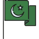 Free Flag Moon Star Icon