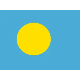 Free Palau Flag Icono