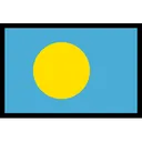 Free Palau Flagge Symbol