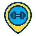 Free Posizione Della Palestra Mappa Pin Icon