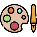 Free Pallete painting  Icon