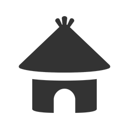 Free Palm Branches Roof  Icon