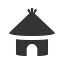 Free Palm Branches Roof  Icon