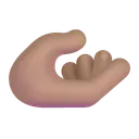 Free Up Hand Color Icon