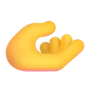 Free Up Hand Color Icon