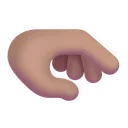 Free Down Hand Color Icon