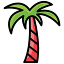 Free Palme Tropischer Baum Kokosnussbaum Symbol