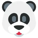 Free Panda Visage Sauvage Icône