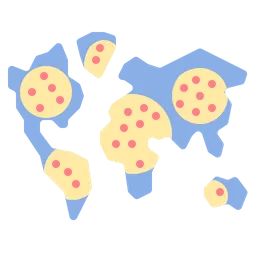 Free Pandemic Map  Icon