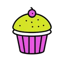 Free Muffin Comida Rapida Postre Icono