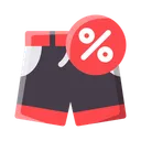 Free Pantalones De Descuento Oferta Descuento Icono