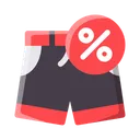 Free Pants Discount Sale Discount Icon