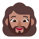 Free Barba Lisa Media Ícone