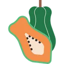 Free Papaya Obst Halfte Symbol