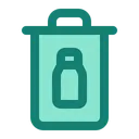 Free Papelera Basura Botella Icono