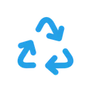 Free Reciclar Bin Triangulo Icono