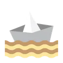 Free Paper Boat  Icon