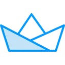 Free Paper Boat Paper Origami Icon