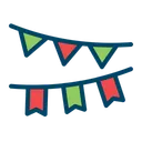 Free Paper Festoon Celebration Icon