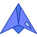 Free Paper Airplane Aeroplane Icon