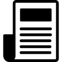 Free Paper Document Write Icon
