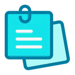 Free Paper Note  Icon